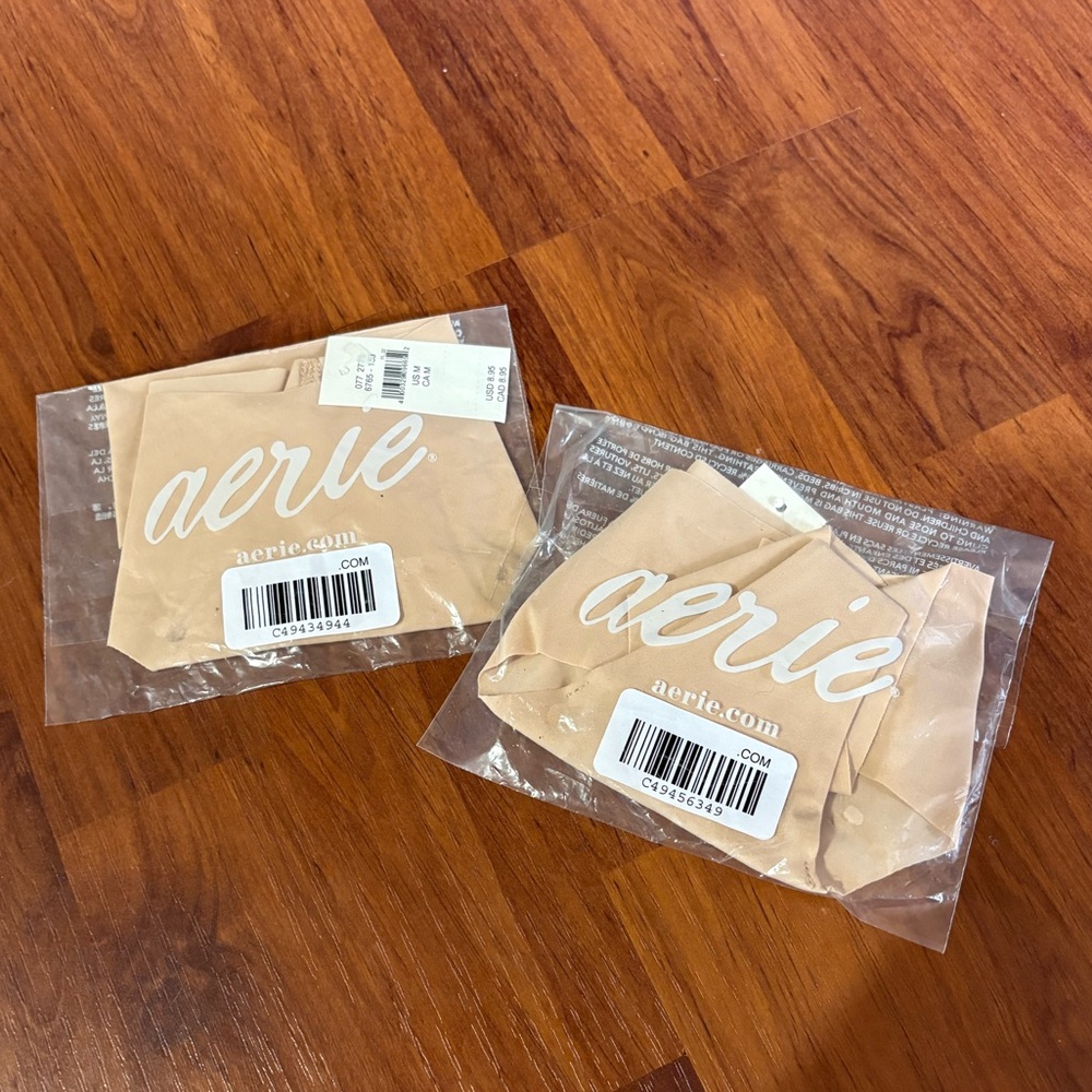 NWT Aerie Thong Underwear X 2 size medium